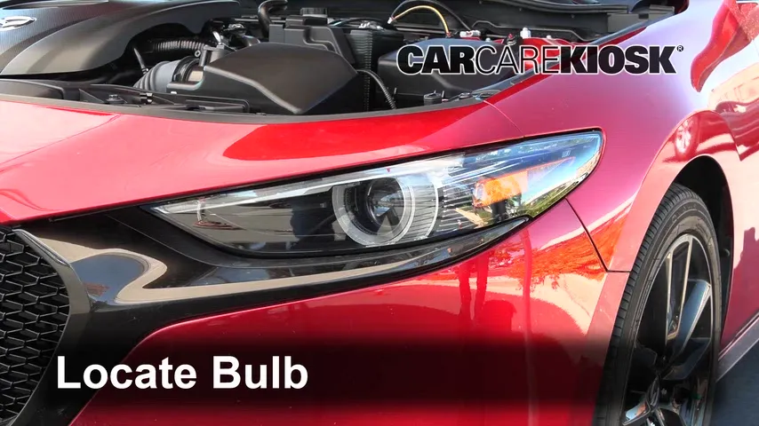 2019 Mazda 3 Premium 2.5L 4 Cyl. Hatchback (4 Door) Éclairage Feu clignotant avant (remplacer l'ampoule)